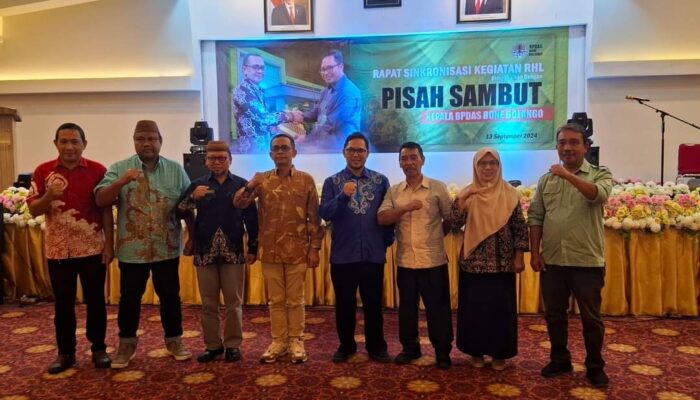 Sekretaris DLHK Provinsi Hadiri Pisah Sambut Kepala BPDAS Bone Bolango