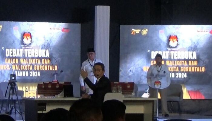 Debat Kandidat Pilwako Gorontalo, Paslon AIR Minta Ganti Moderator
