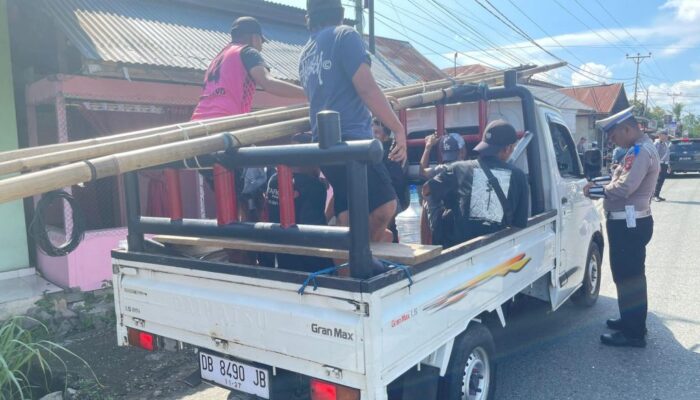 Operasi Zebra di Gorontalo, Mobil Pick Up Angkut Orang Ditilang