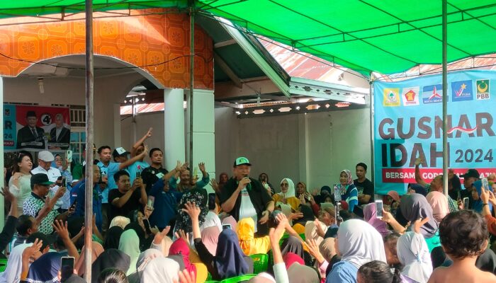 Cagub Gusnar Komitmen Sejahterakan Petani di Pulubala