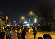 Markas Polda Gorontalo Terbakar Jadi Tontonan Warga, Dilarang Ambil Gambar