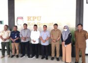 Jajaran KPU Kabupaten Gorontalo Terima Kunjungan PJs Bupati Syukri Botutihe