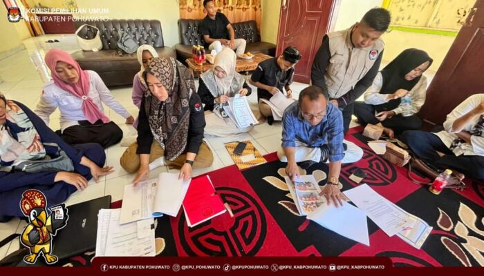 Anggota KPU Pohuwato Monitoring Penyusunan SPJ PPS dan PPK