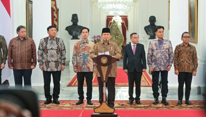 Daftar Menteri dan Wamen Kabinet Merah Putih Presiden Prabowo