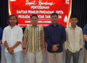 Anggota KPU Gorut Ikuti Rakor Penyusunan Daftar Pemilih Pindahan