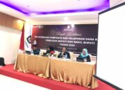 KPU Kabgor Gelar Rakor Pelaksanaan dan Laporan Dana Kampanye