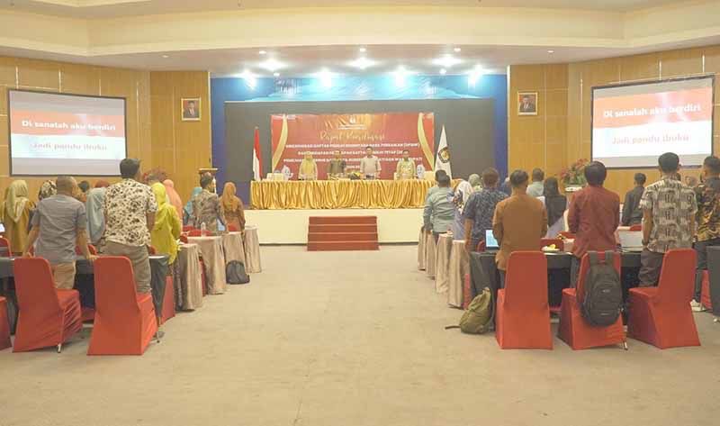 KPU Kabupaten Gorontalo Gelar Rakor