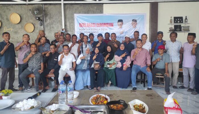 Mantan Kepala Desa se-Kabupaten Pohuwato Dukung Pasangan SIAP