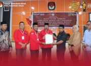 KPU Gorut Resmi Tetapkan Pasangan Ridwan-Muchsin jadi Peserta Pilkada