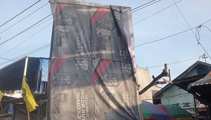 Baliho RAMAH ditutup Tim Paslon Lain, Salam: Tidak Harus Ciptakan Permusuhan