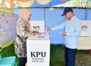 Gunakan Hak Pilih, Bupati Pohuwato harap Pemungutan Suara Berlangsung Aman