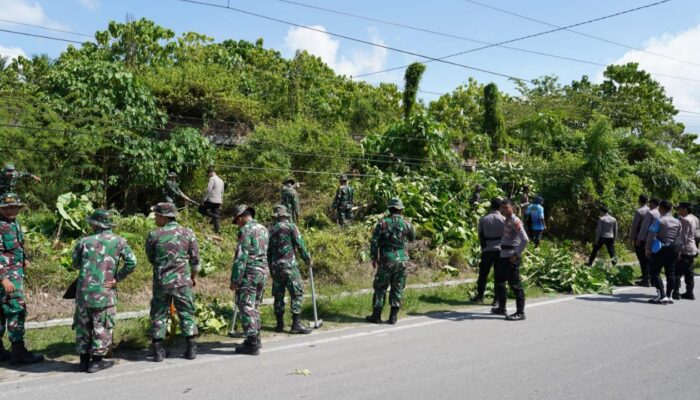 Pani Gold Project dan Kodim 1313 Kolaborasi Laksanakan Karya Bakti TNI AD