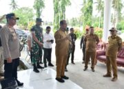 Bupati Pohuwato Dampingi Sekdaprov Monitoring Kesiapan TPS di Marisa
