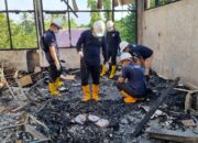 Mabes Polri Olah TKP Kebakaran Gedung Utama Polda Gorontalo