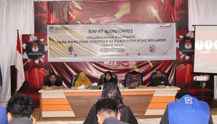 KPU Bone Bolango Gelar Rapat Koordinasi Terkait Pelaksanaan Kampanye