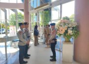Gabungan OMP Polda Gorontalo Lakukan Pengamanan Debat Kedua Pilwako
