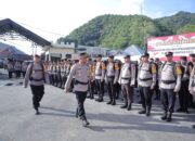Kapolresta Gorontalo Kota Pimpin Apel Pergeseran Pasukan ke TPS Pilkada