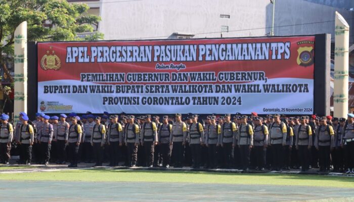3.327 Personel Polisi akan Dikerahkan di Seluruh TPS Wilayah Gorontalo