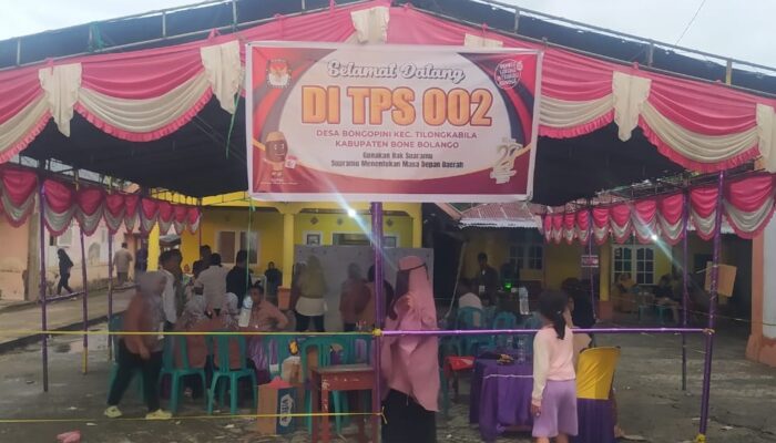 Pasangan Tonny-Marten Unggul di TPS 002 Desa Bongopini