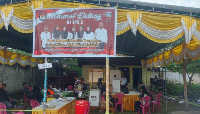 Adhan Dambea-Indra Gobel Unggul di TPS 2 Kelurahan Bulotadaa Timur