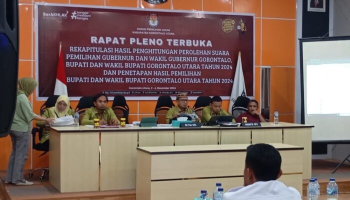 Hasil Rekapitulasi, Paslon Roni-Ramdan Raih Suara Terbanyak Pilkada Gorut