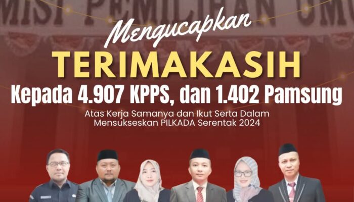 KPU Kabupaten Gorontalo Apresiasi Kinerja KPPS pada Pilkada