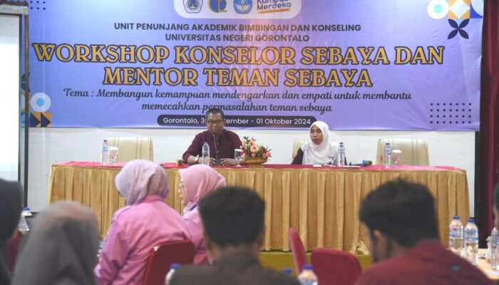 UPA Bimbingan dan Konseling UNG Gelar Workshop Konselor Sebaya