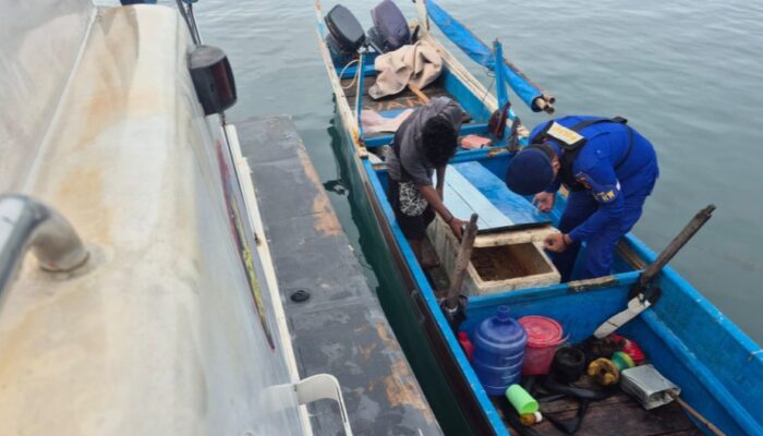 Ditpolairud Polda Gorontalo Patroli Laut, Cegah Barang Ilegal Jelang Tahun Baru