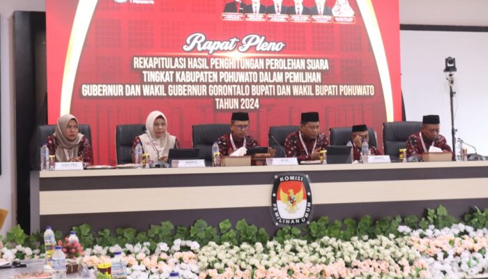 KPU Tetapkan Saipul Mbuinga – Iwan Adam Pemenang Pilkada Pohuwato 2024