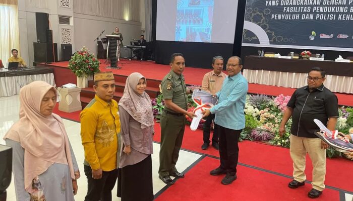 Polhut dan Penyuluh Lingkup Dinas LHK Gorontalo Diberi Fasilitas Pendukung