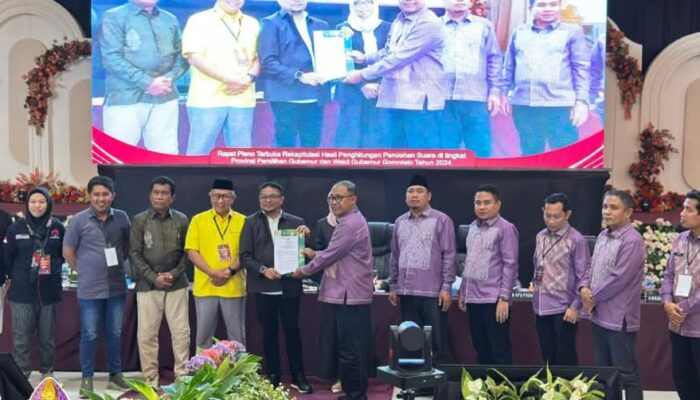 KPU Gorontalo Gelar Rapat Pleno Rekapitulasi Suara Pilgub