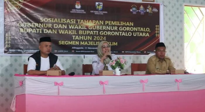 KPU Gorontalo Utara Gandeng KNPI Sosialisasikan Tahapan Pilkada