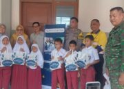 PT Gorontalo Minerals Beri Makanan Bergizi Gratis di Sejumlah Sekolah Bone Raya