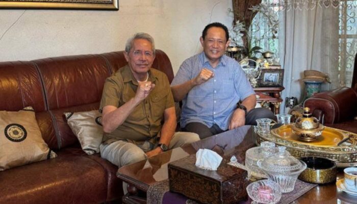 Gusnar Ismail Minta Support ke Mantan Pj Gubernur Pertama Gorontalo