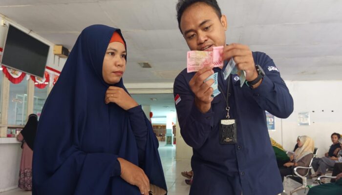BI Gorontalo Sosialisasi Ciri-ciri Uang Palsu kepada Masyarakat