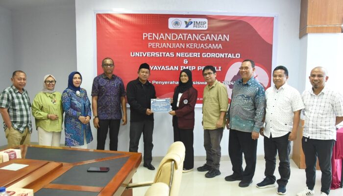 Yayasan IMIP Beri Bantuan Beasiswa ke 6 Mahasiswa UNG
