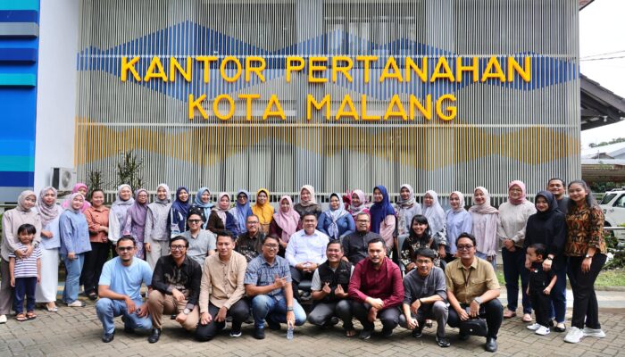 Wamen Ossy PELATARAN di Kantor Pertanahan Kota Malang