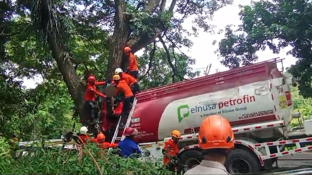 Kecelakaan Truk BBM Gorontalo