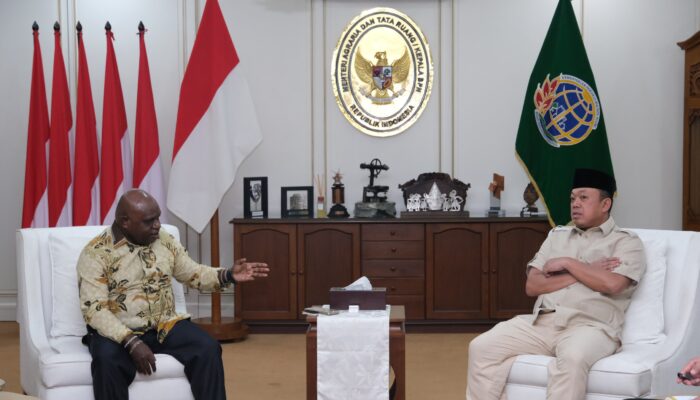 Kementerian ATR/BPN dan Kementerian HAM Bahas Legalisasi Tanah