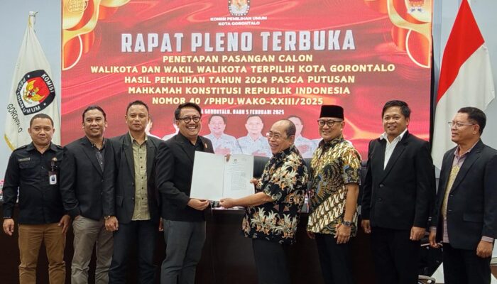 KPU Resmi Tetapkan Adhan-Indra Pemenang Pilwako 2024