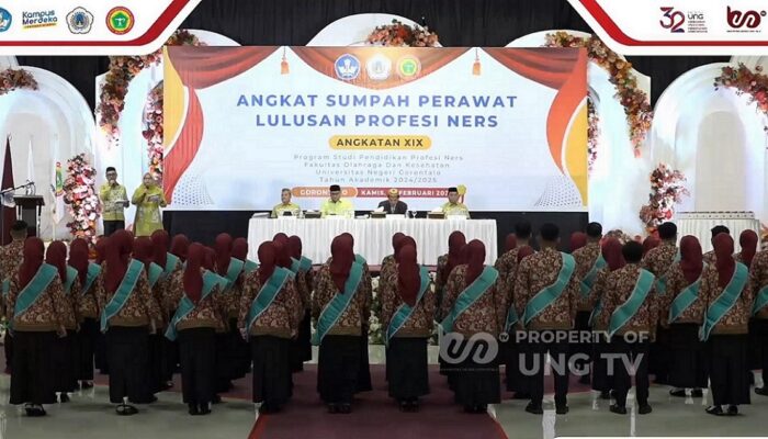 Rektor UNG Sampaikan Pesan Penting untuk Mahasiswa Profesi Ners