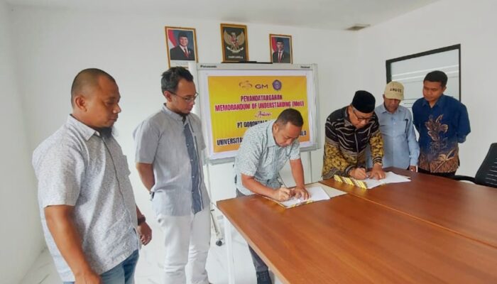 Perkuat Sinergi di Bidang Pendidikan, PT Gorontalo Mineral MoU dengan Universitas Nahdlatul Ulama