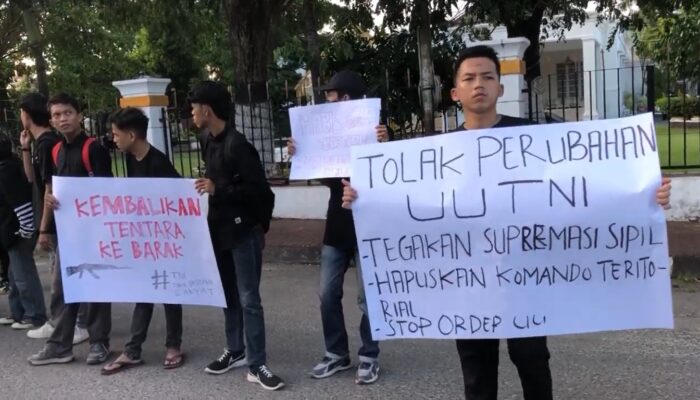 Koalisi Masyarakat Gorontalo Tolak Revisi Undang-undang TNI