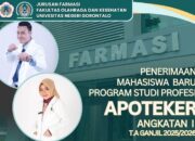 Prodi Profesi Apoteker UNG Buka Pendaftaran Mahasiswa Baru