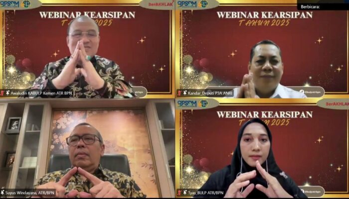 Kementerian ATR/BPN Serahkan Arsip Statis ke ANRI