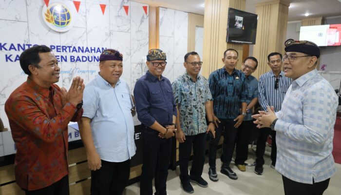 Wamen ATR/BPN Tinjau PELATARAN di Kantah Kabupaten Badung