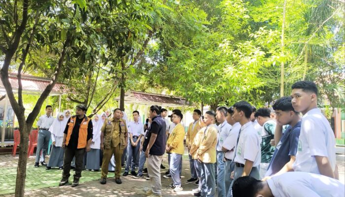 Rumah Zakat Gorontalo dan BPBD Edukasi Kesiapsiagaan Bencana ke Siswa