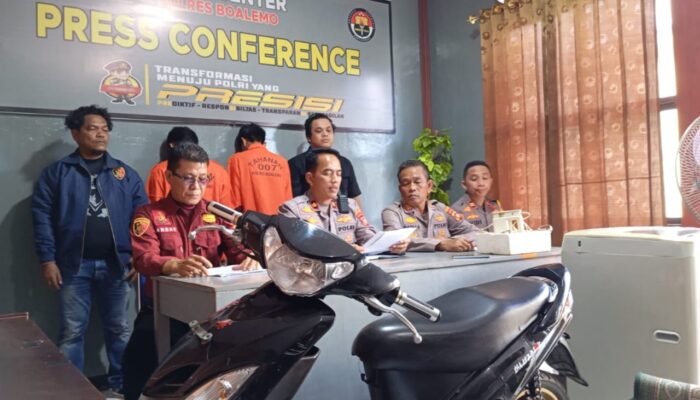 Usai Pesta Miras, 2 Pemuda di Boalemo Curi Mesin Cuci hingga Motor Tetangga