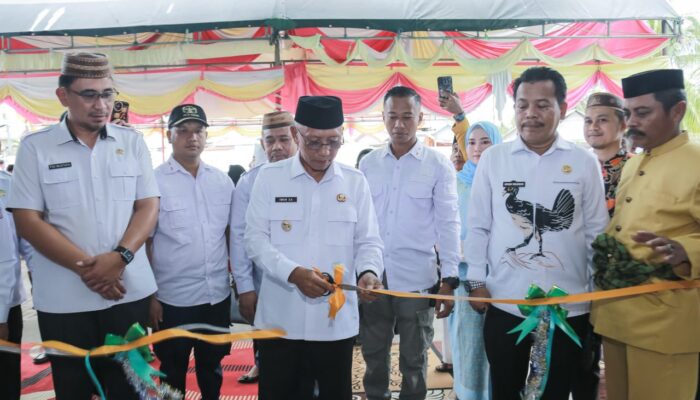Wabup Pohuwato Resmikan Gedung UPTD Puskesmas Buntulia