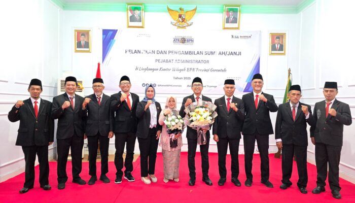Kelik Eko Wijayanto Resmi Jabat Kabid PHP BPN Provinsi Gorontalo